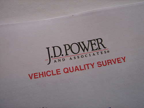 JD Power Survey by nickpiggott @ flickr