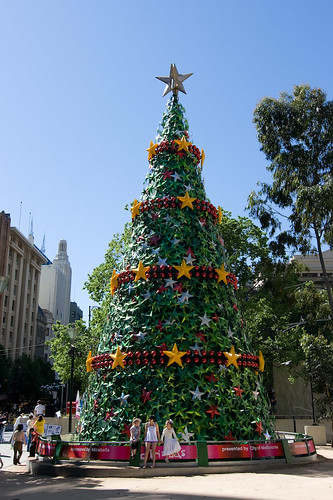 Christmas tree in Melbourne