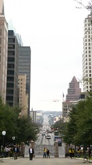 View from capital building, Austin, Texas, USA