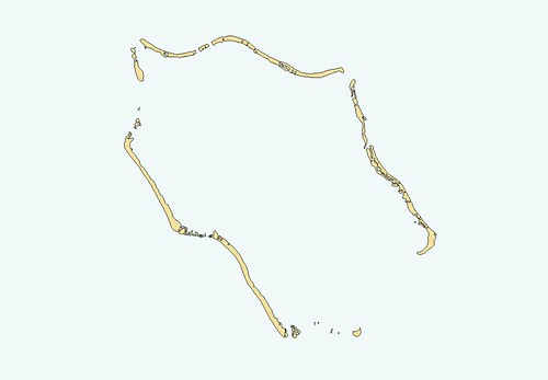 Penrhyn Atoll CW (1-125000) - EVS Precision Map