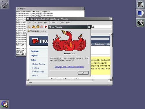 Phoenix 0.3 sous Slackware Linux 12.0