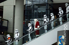 Santa and the imperial troopers