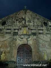 Miagao Church Night Facade