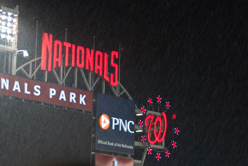 A Rainy Night at the Ballpark