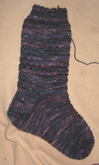 Christmas sock for Lesley
