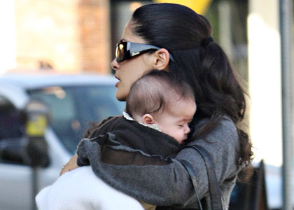 First public pics of Salma Hayek and baby Valentina! 1/1 by emmisflickr