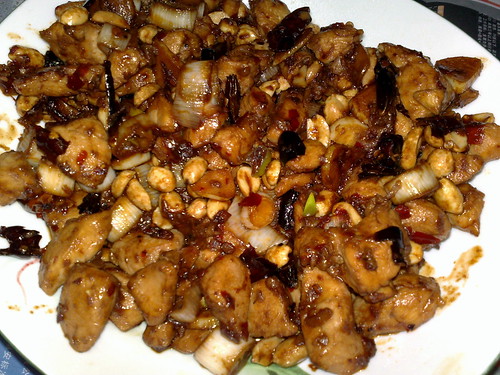 Kung Pao Chicken. Homemade kung pao