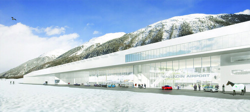 Engadin Airport, St. Moritz - Samedan © HOSOYA SCHAEFER Architects