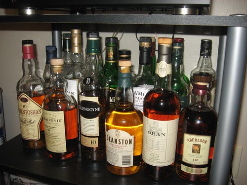 Tom's scotch collection