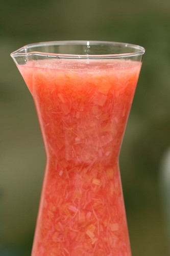 Rhubarb fruit soup / Rabarbrikissell