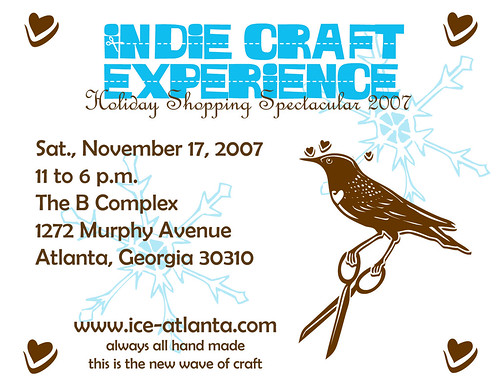 Indie Craft Experience Holiday Shopping Spectacular 2007