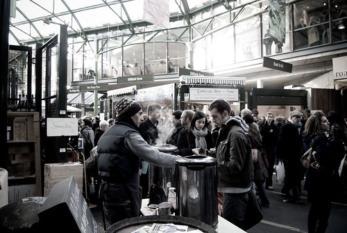 Steam Rising from Mulled Wine, Borough Market