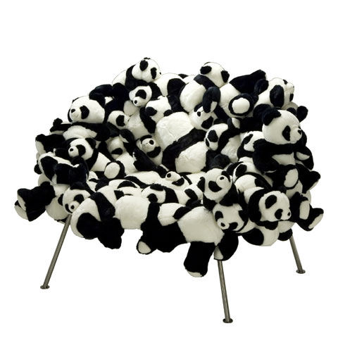 Stuffed Panda Chair