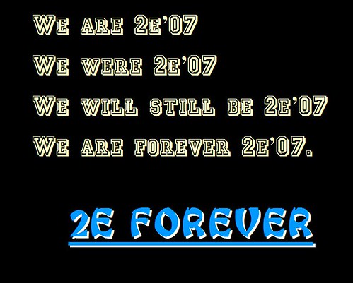 We're always 2E forever.