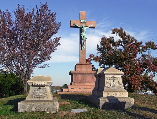 Calvary Roman Catholic Cemetery, in Saint Louis, Missouri, USA - bishop's tombs.jpg