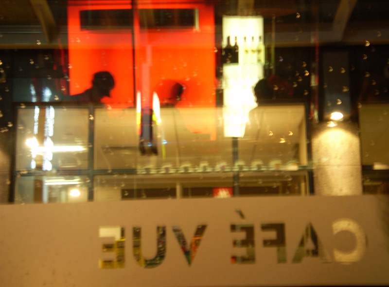 Cafe Vue reflection (photo courtesy of Michael)