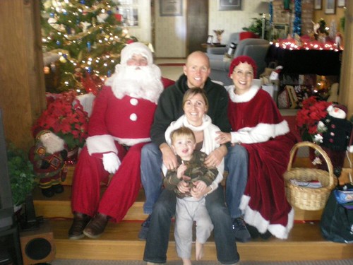 The Fam with Santa
