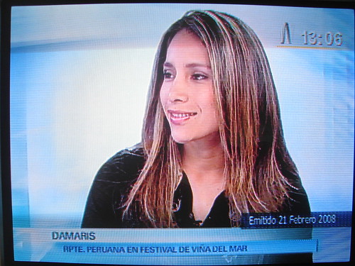 Damaris, cantante de musica andina contemporanea