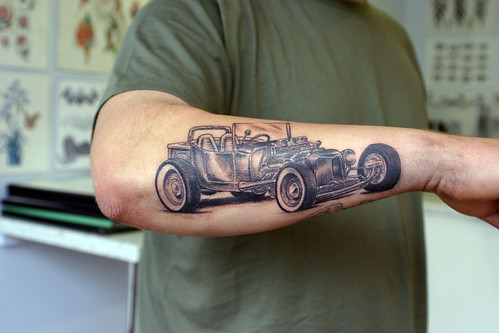 Model T Ford Tattoo by The Tattoo Studio
