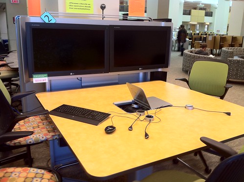 Collaborative learning spaces at the Texas Tech library