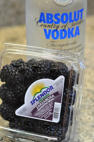 Berries and vodka