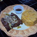 Mofongo con steak at Mambo's rest. en los Kioscos de Luquillo