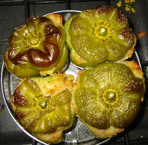 four stuffed peppers