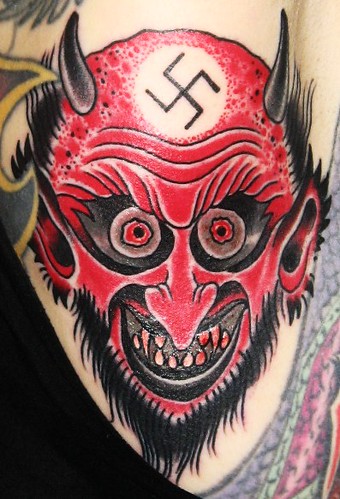 Russian Concentration Camp Tattoo, originally uploaded by HeadOvMetal.