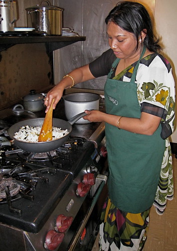 Sangita cooking