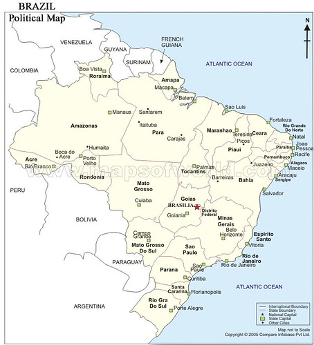 mapa do brasil. Mapa dos Estados do Brasil