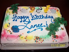 Lance's 8th Birthday cake (home)