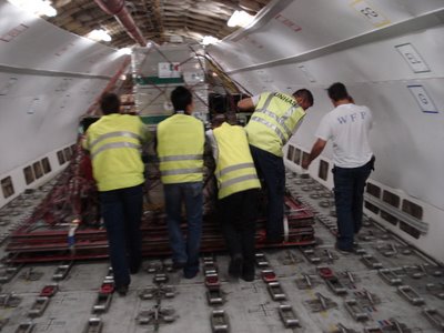 Humanitarian airlift from Brindisi UNHRD to China Earthquake zone