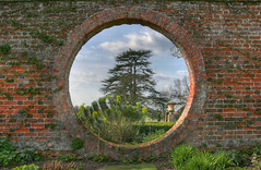 Claydon House: garden wall