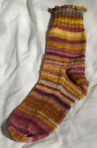 Handspun sock