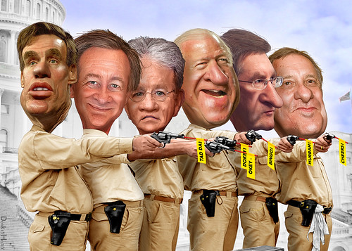 Gang of Six - Cartoon
