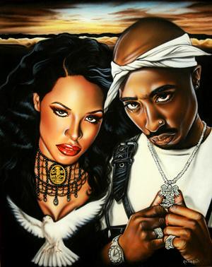 aaliyah and tupac
