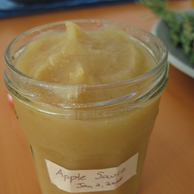 Homemade applesauce