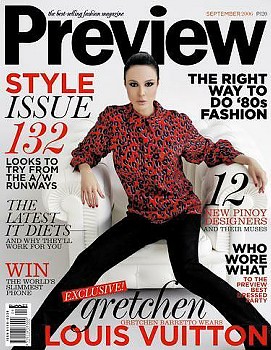 PREVIEW-the style issue. Gretchen Baretto wears Louis Vuitton