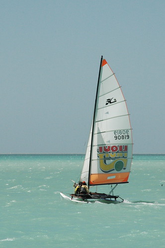 Me & Pippa on a Hobie (by Louis Rossouw)