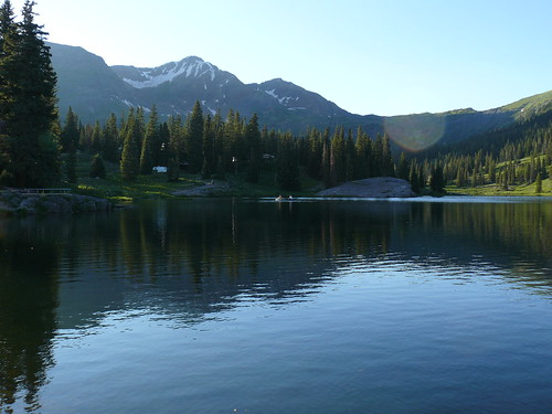 Lake Irwin campground in Colorado
