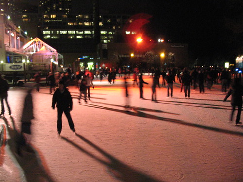 Skating at Harbourfront