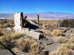 Ruins at the remote ghost town of Ballarat, CA...