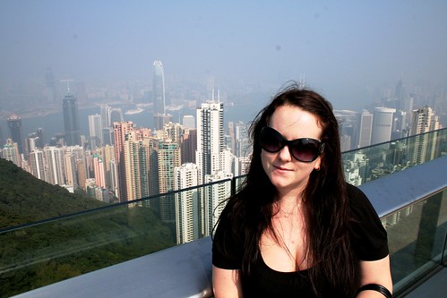 Sarah-Rose and the HK Skyline