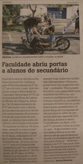 KMX Karts ilustram notícia sobre a Expo FCT no Jornal da Notícias