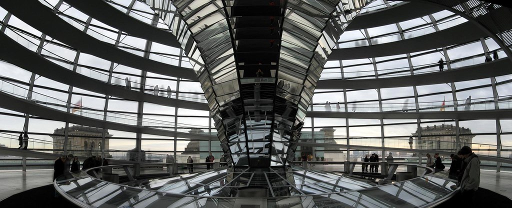 Inside Reichstag's Cupola