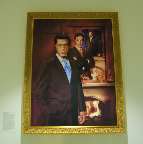 Stephen Colbert at the National Portrait Gallery, by Mr. T in DC