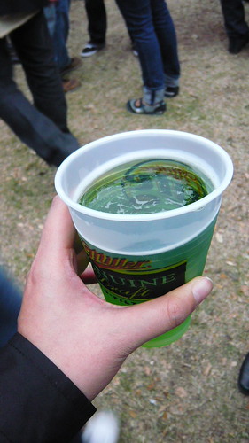 Green beer.