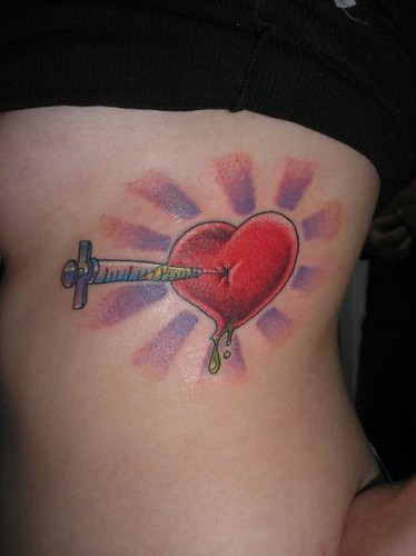 bleeding heart tattoo. leeding heart tattoo