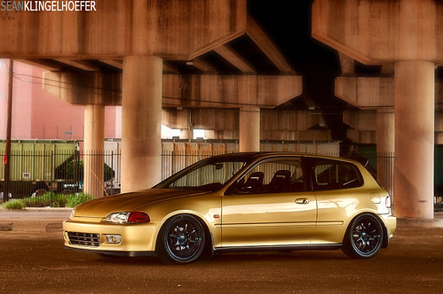 Honda Civic Hatchback Eg Turbo. Jorge#39;s gold Honda Civic EG