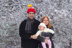 Our family in the snow 2